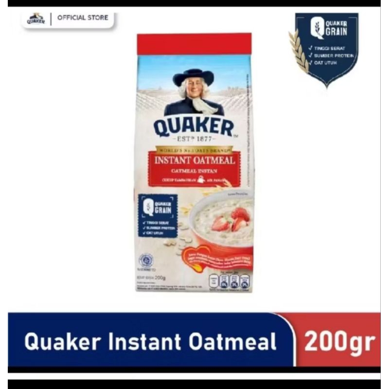 

Quaker instan oat meal & Quaker Quick Cooking