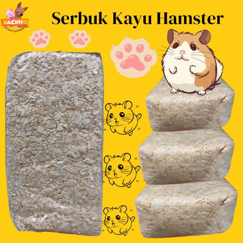 Serbuk Kayu 250gr/Serbuk Kayu Hamster/Serbuk Kayu Kelinci