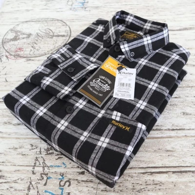 PROMO⚡Kemeja Flanel Cowok Cewek [ORIGINAL] Lengan Panjang [Motif Korean Style/Motif Kotak-Kotak/Moti