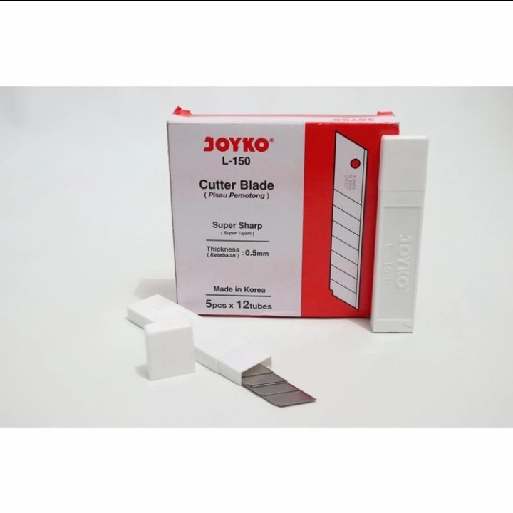 

Isi Cutter Besar Joyko L-150 - isi 5 pcs - pisau Joyko isi Cutter