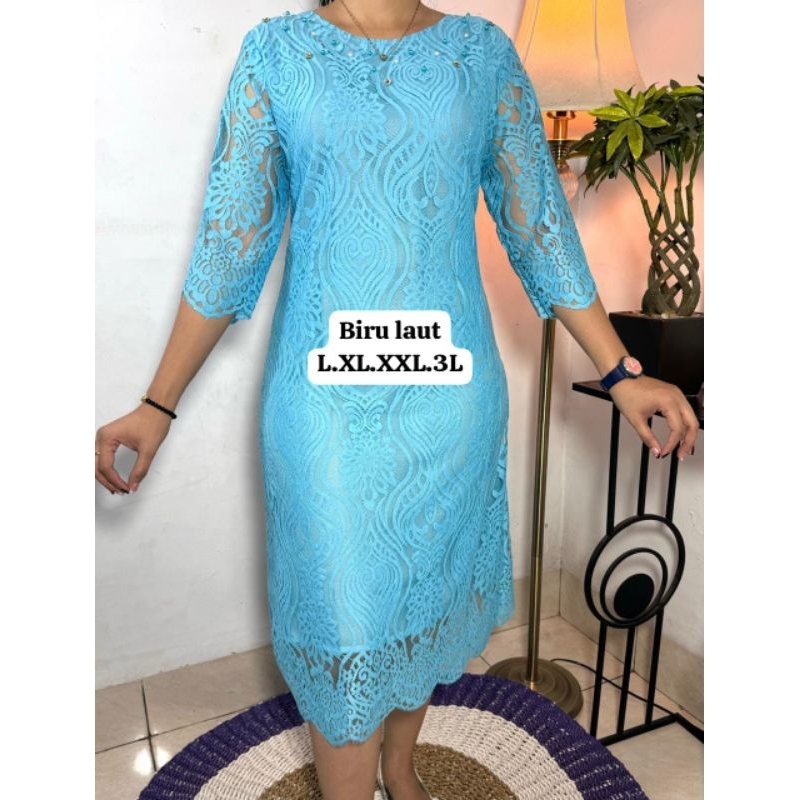 Dres bahan semi prancis