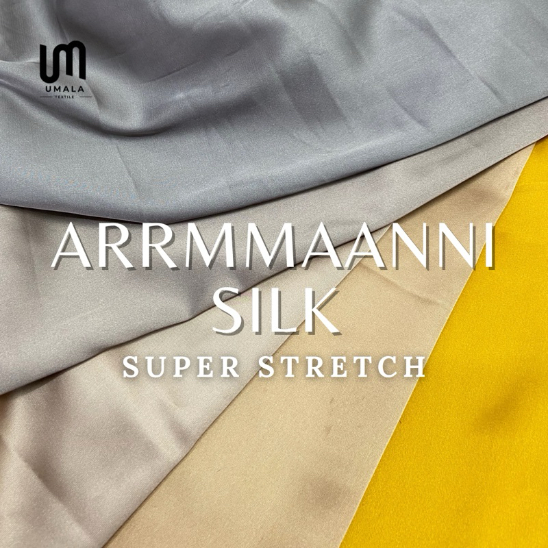 Kain Arrmmaniiiii Silk Premium 1 Roll - Bridesmaid/Gaun