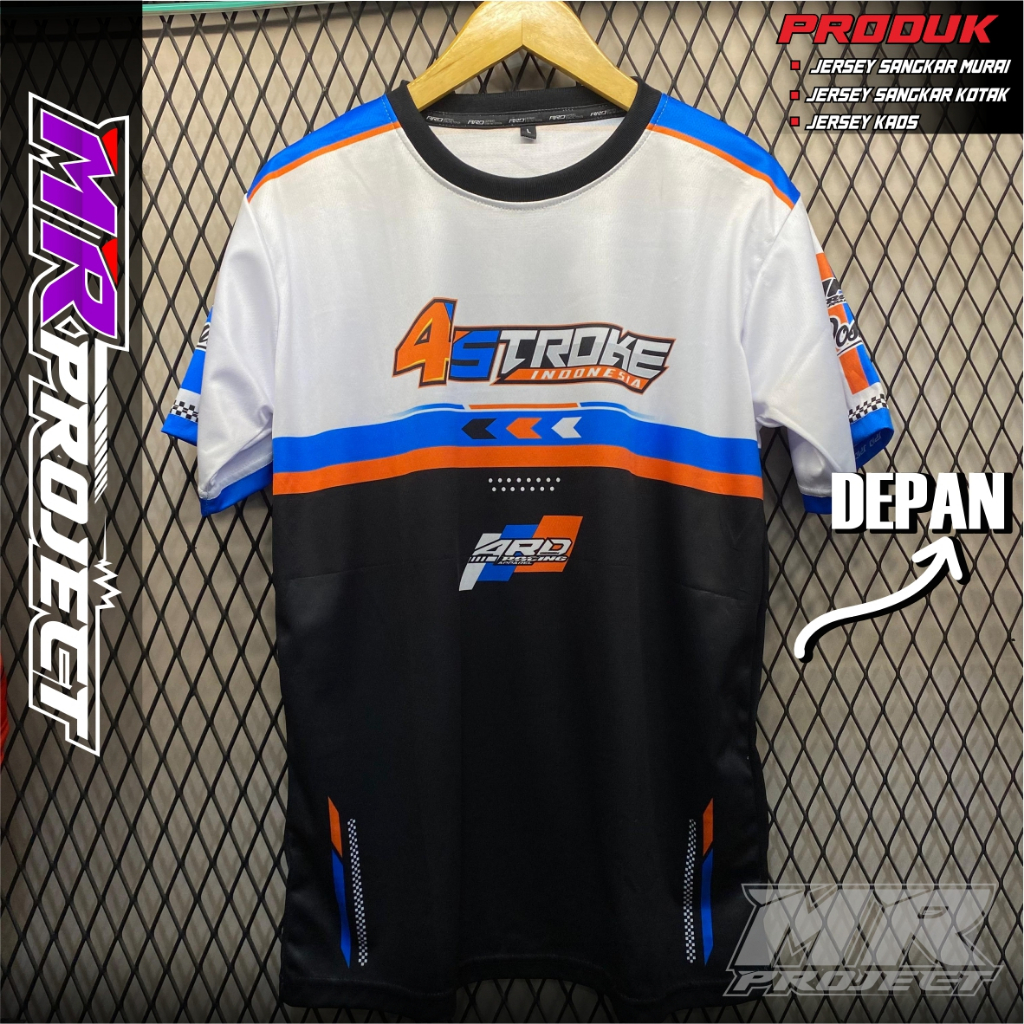 Jersey 4 STROKE  - Kaos jersey Custome  4 STROKE