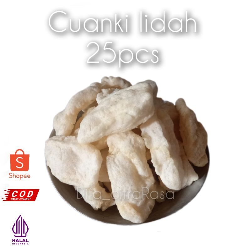 

CUANKI LIDAH ISI 25pcs,toping baso aci