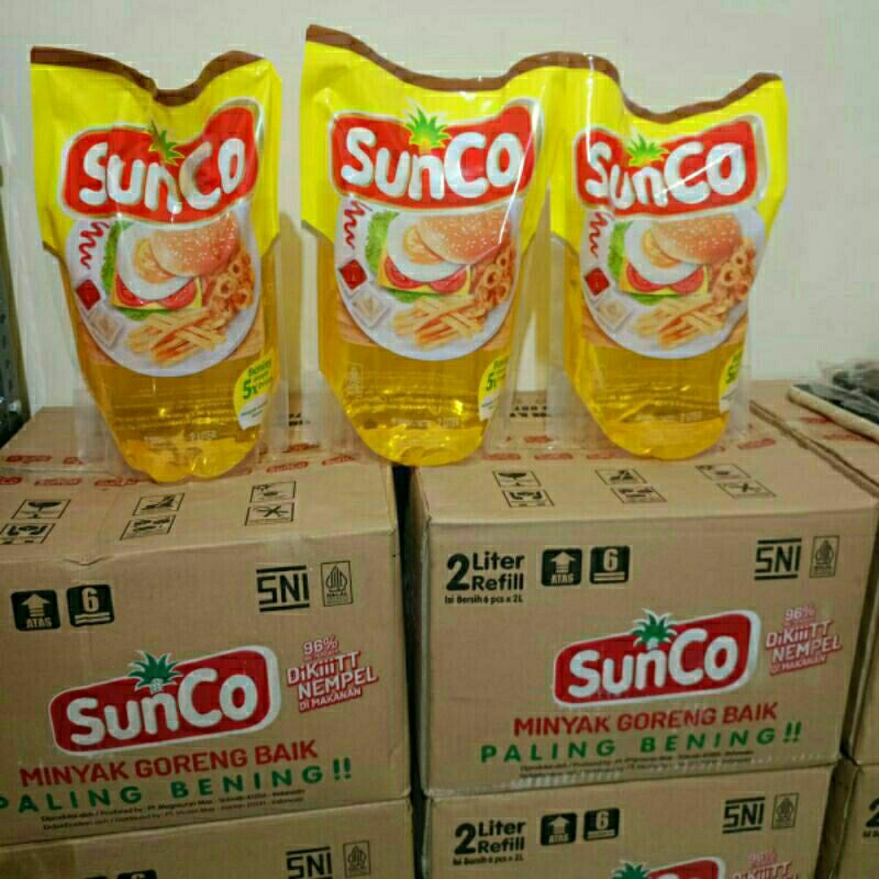 

MINYAK SUNCO 2L ECER DAN SATU DUS KARTON