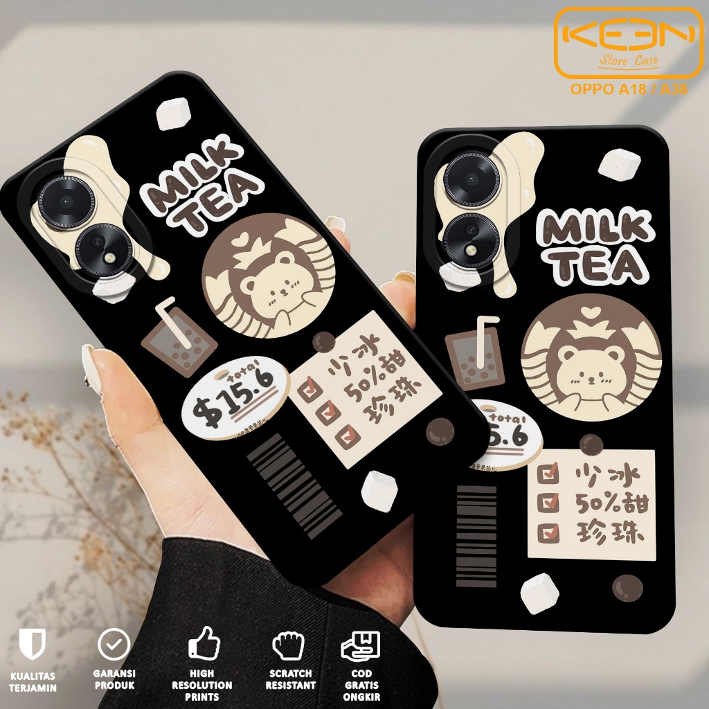 Case Hp Oppo A18/Oppo A38 - Casing Hp Oppo A18/Oppo A38 Motif Starbucks - Case Procamera - Softcase 