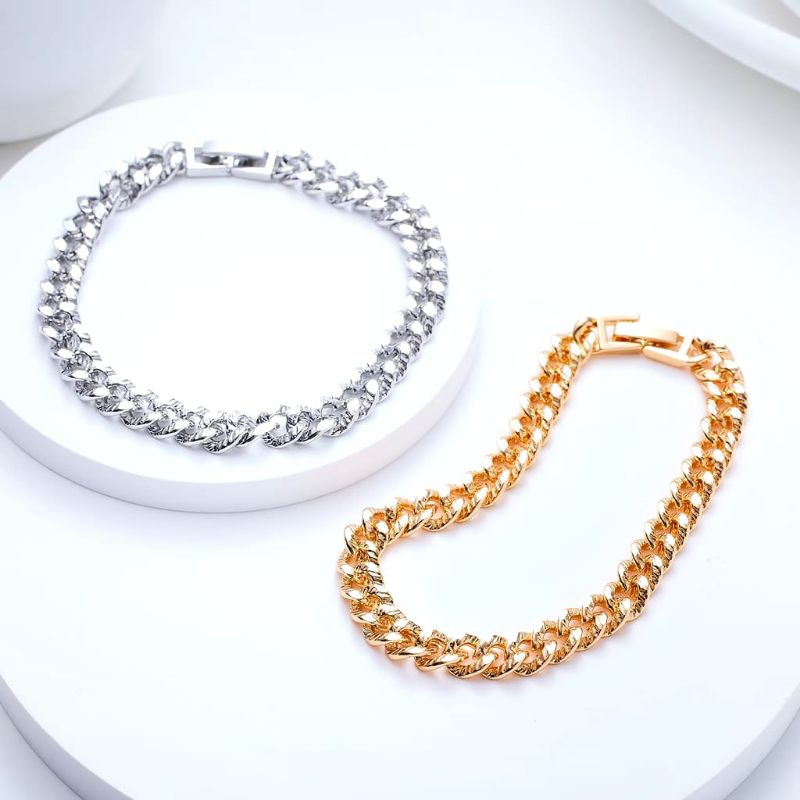 Hyl Jewelry 224B Caople Gelang dan cincin Wanita Bangle Baracelet Terbaru Anti Karat Asesoris wanita