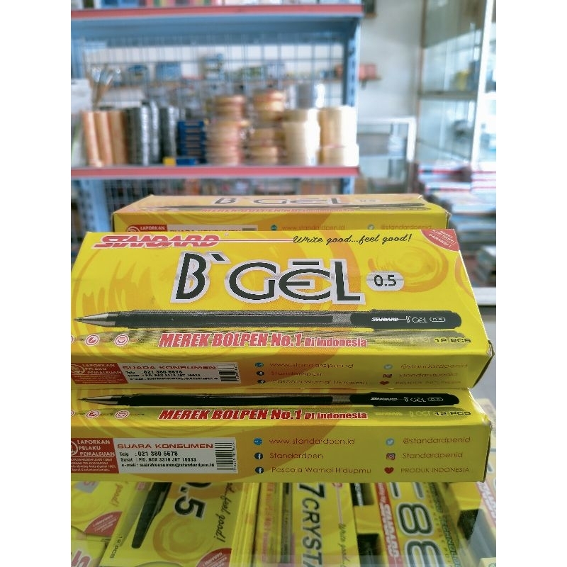

Pulpen Standard B Gel 0.5/ B Gel 0.7