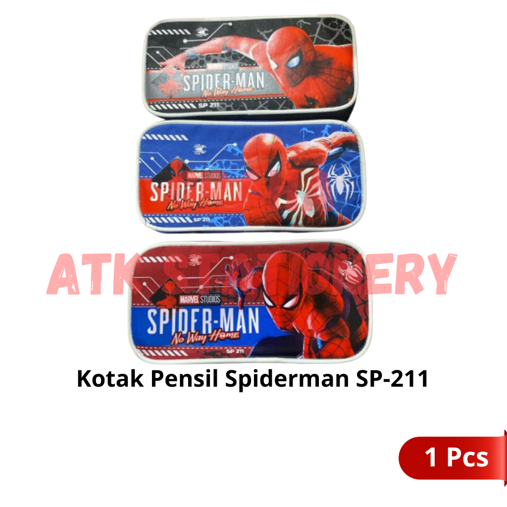 

Kotak Pensil Spiderman SP-211 / Tempat Pensil / Pencil Case Spiderman SP-211