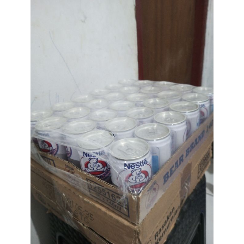 

susu beruang susu seteril bear brand 189 ml satu dus isi 30 pcs expayet panjang