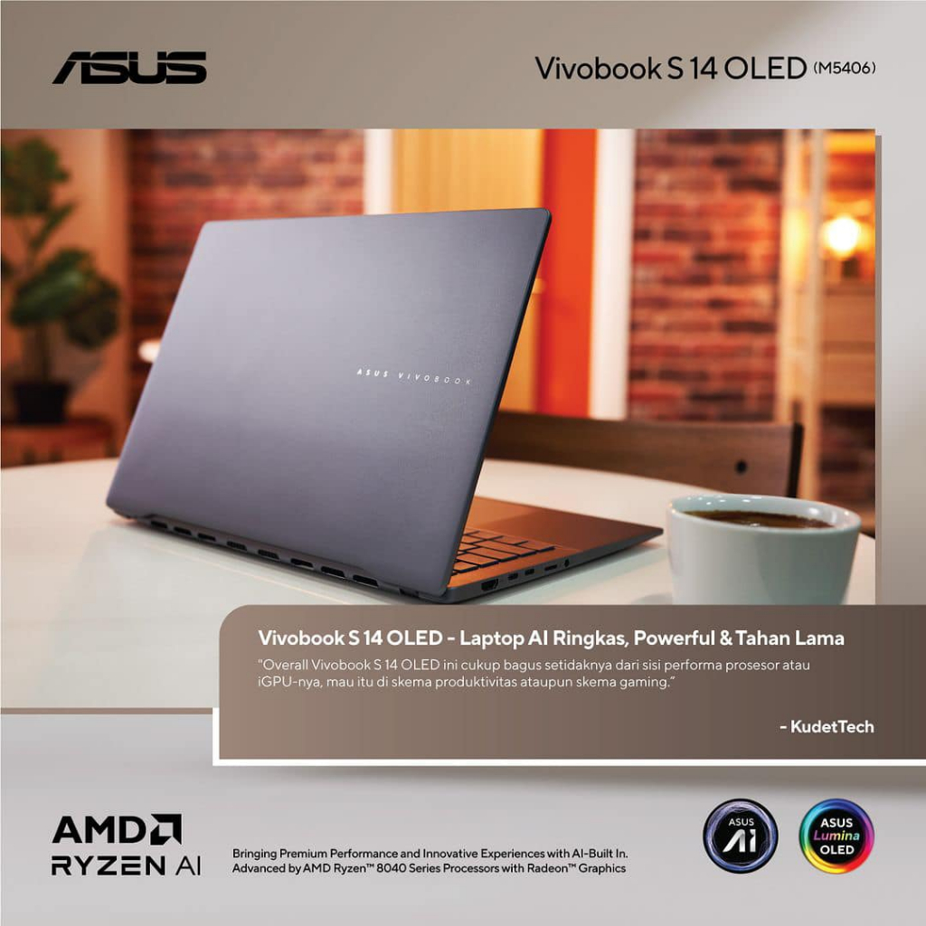 ASUS VivoBook S14 OLED M5406UA-OLED752