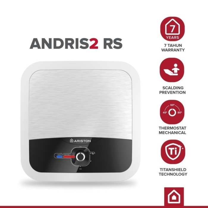 pemanas air ariston RS 30 liter AN2-RS 30 LITER AN2 30RS watt 500 water heater