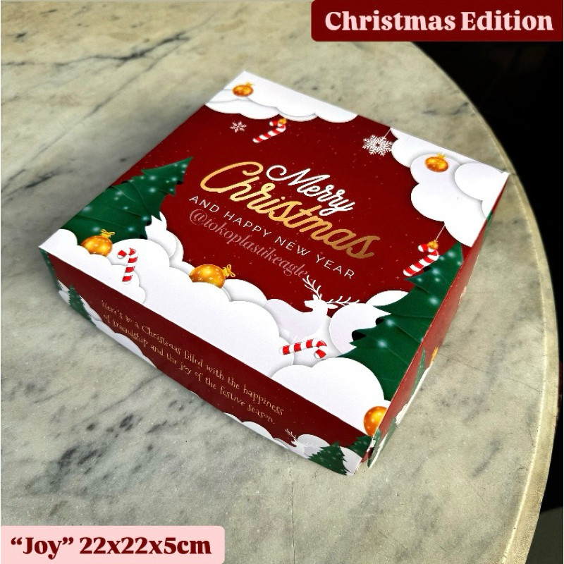 

[CHRISTMAS EDITION] Dus natal kode "JOY" uk 22x22x5cm