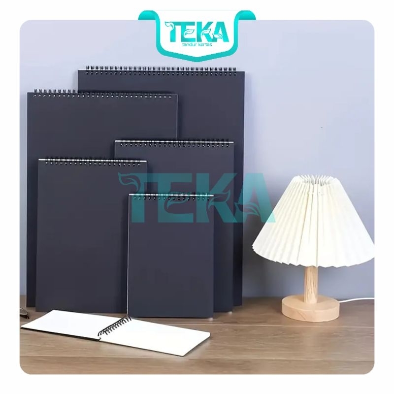 

Cover Hitam Watercolor Sketchbook Buku Gambar A6 A5 B5 Buku Sketsa Tebal Vertikal Jilid Spiral 20Lembar/40Halaman