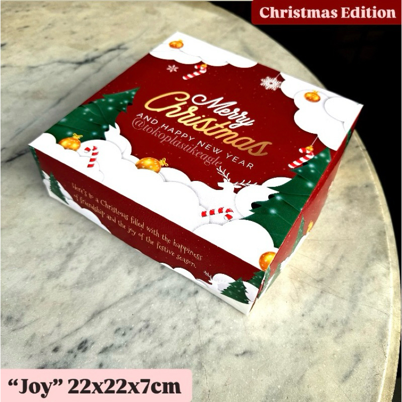 

[CHRISTMAS EDITION] Dus natal kode “JOY” uk 22x22x7cm