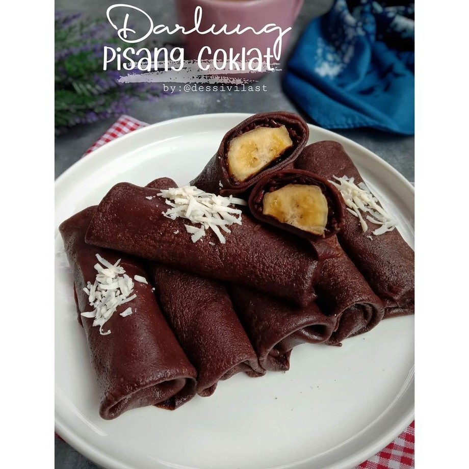 

DADAR GULUNG COKLAT/KUE BASAH/JAJANPASAR TRADISIONAL