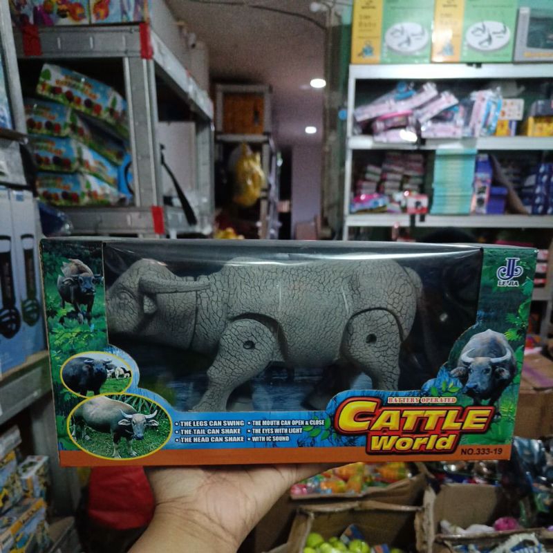 mainan anak kerbau baterai PR17689