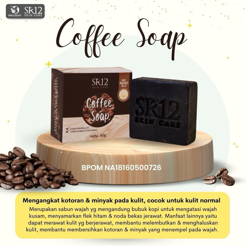 Coffe Soap SR12/menghilangkan flek hitam