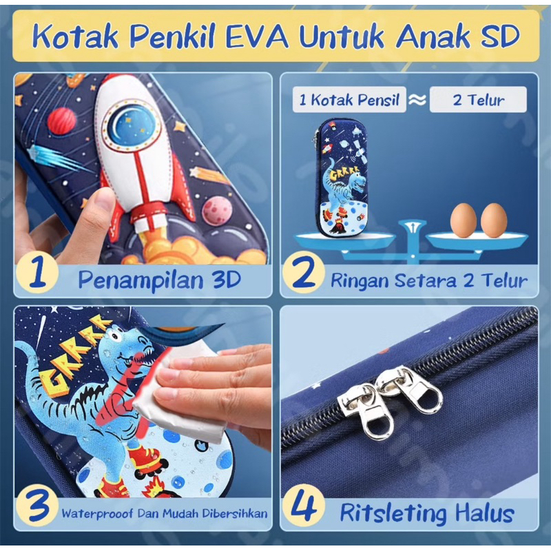 

TEMPAT PENSIL ANAK 3D MURAH