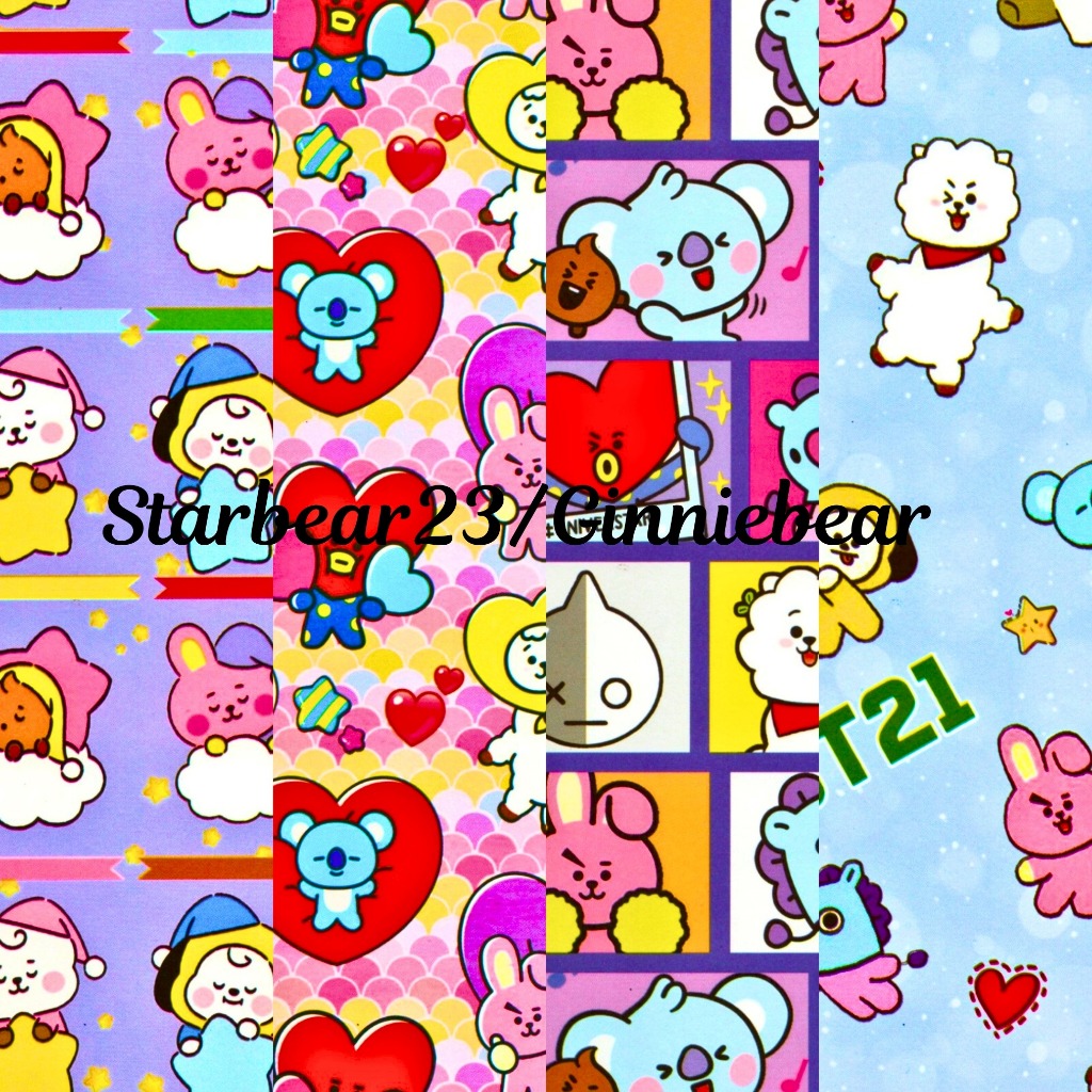 

kertas kado Kpop ( 1 set = 4 lembar )
