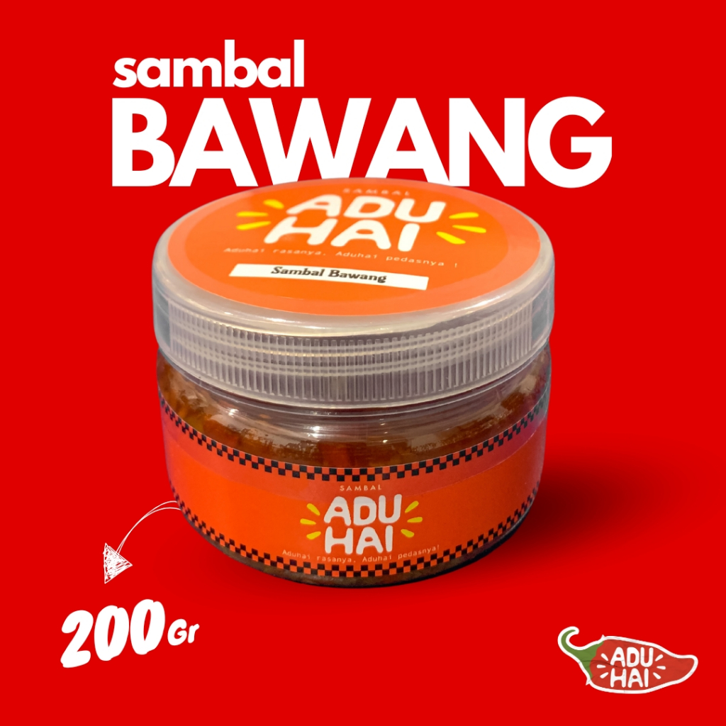 

SAMBAL ADUHAI - Sambal Bawang Pedas Sambel Asli Kemasan 200gr