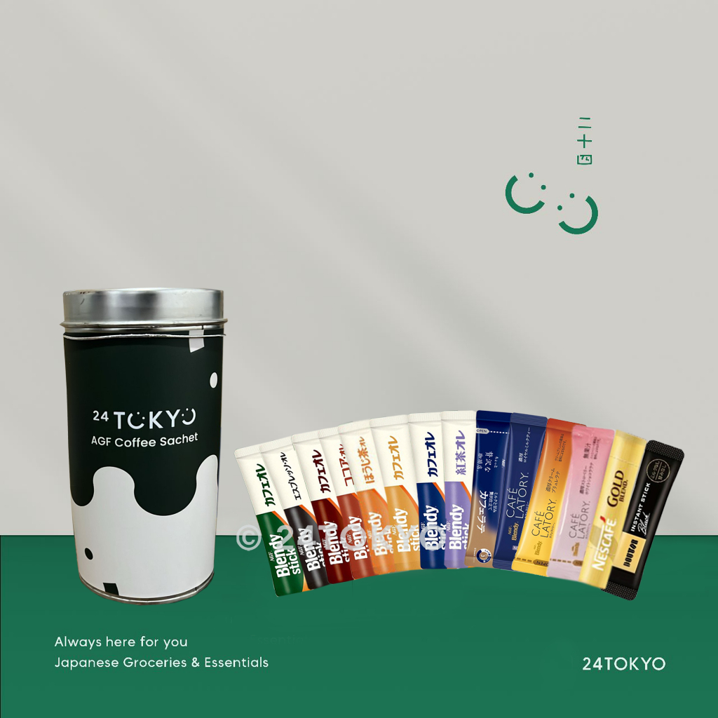 

24Tokyo - Paket Gift Hadiah oleh-oleh kopi teh susu instan premium souvenir original Jepang