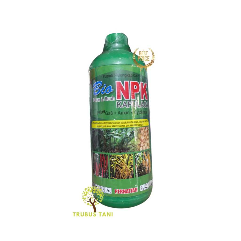 Pupuk Cair Bio NPK Kapulaga Pelebat dan Pembesar Buah 1000 ml