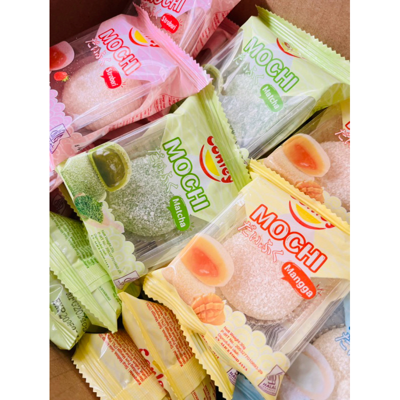 

MOCHI CONLEY ANEKA RASA TERMURAH MUALAI DARI PER 5 pcs