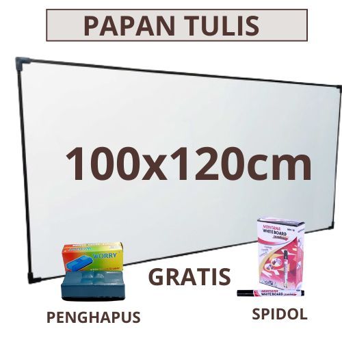 

Papan Tulis Ukuran Besar Whiteboard Free Spidol Dan Penghapus Papan Tulis 2 Sisi