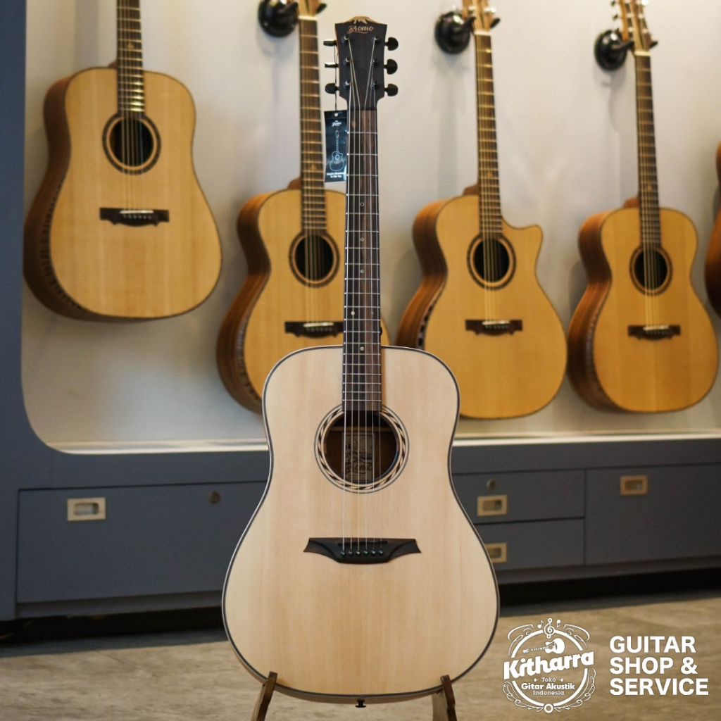 Bromo Guitar | BAT1 | Tahoma Series | Solid Top Spruce