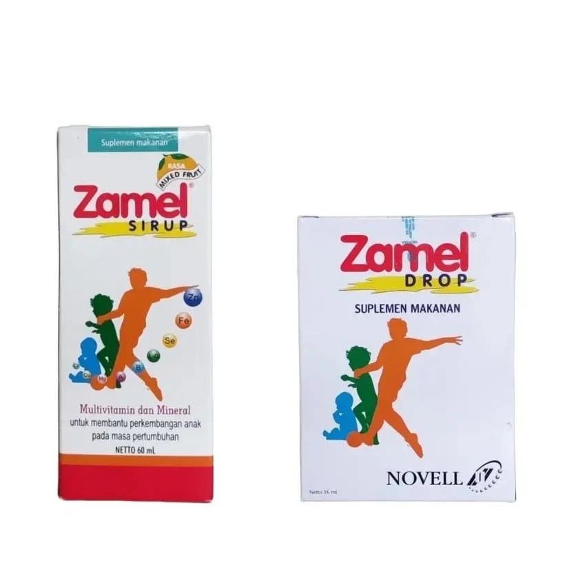 Zamel Drops - Zamel Sirup - Multivitamin Pertumbuh Anak