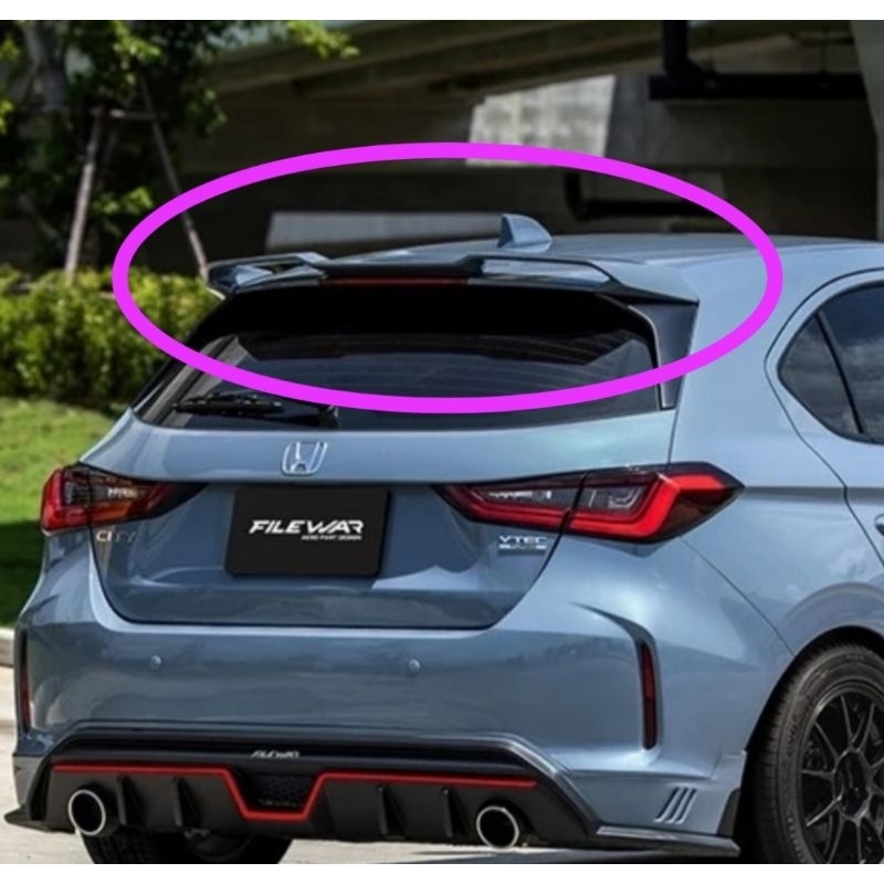 spoiler Honda city hatchback 2021up spoiler  Honda city hatchback filevar