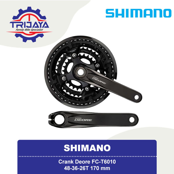 Shimano Deore FC-T6010 Crank Sepeda MTB Hollowtech