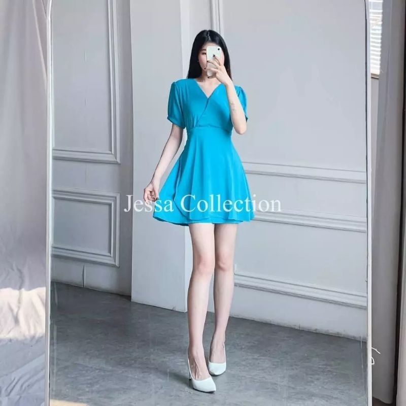 dress premium jessa collection turqoise