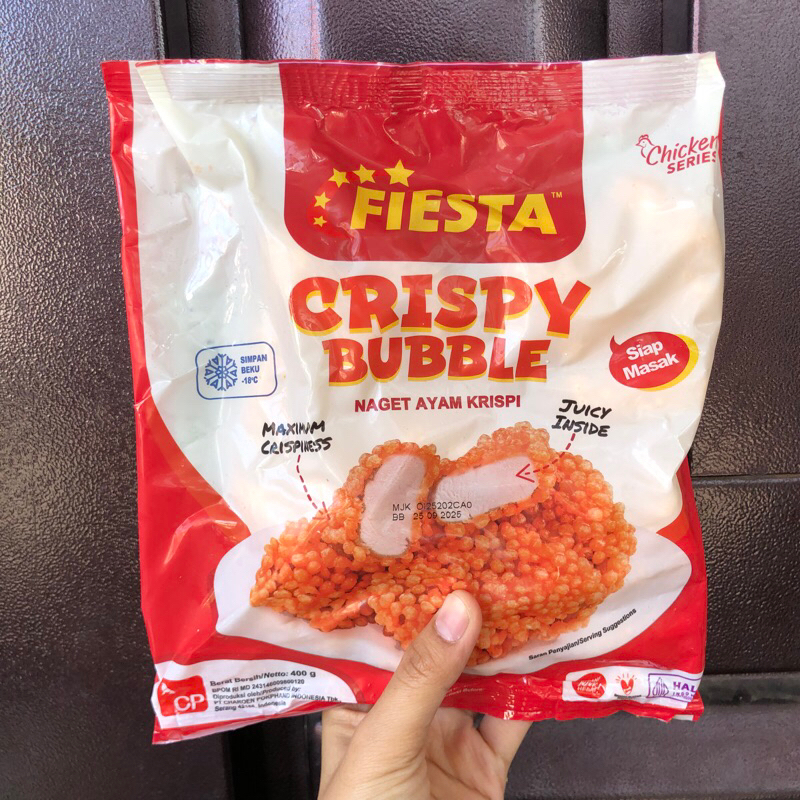 

Fiesta Chicken Nugget Crispy Bubble 400gr