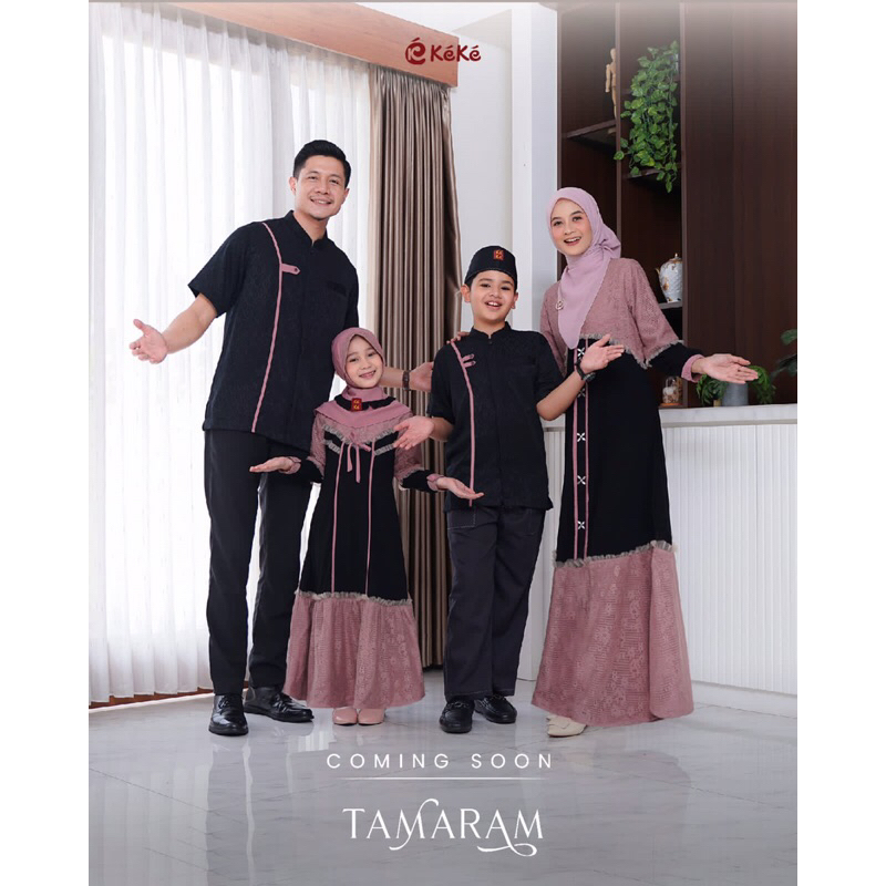 sarimbit Tamaran by Keke/sarimbit Keke/gamis ibu/gamis anak/koko ayah/koko anak/gamis ibu dan anak K