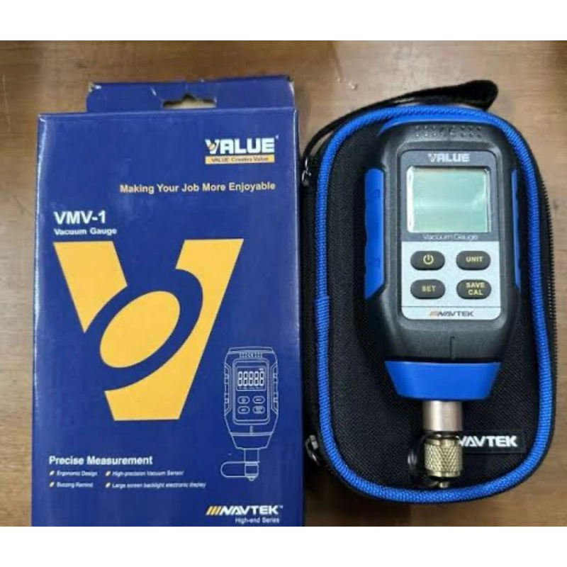 DIGITAL VACUUM GAUGE VALUE VMV-1 | VACUUM PUMP DIGITAL GAUGE VALUE VMV-1