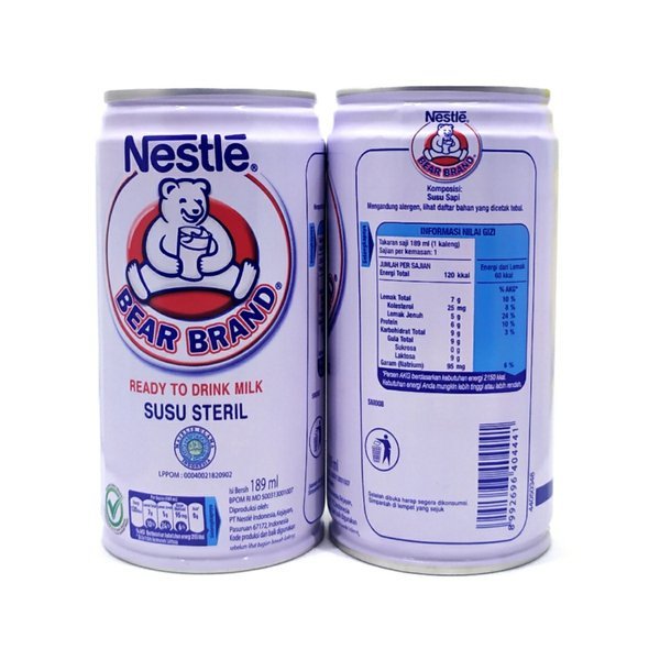 

Nestle Bear Brand Susu Steril Beruang
