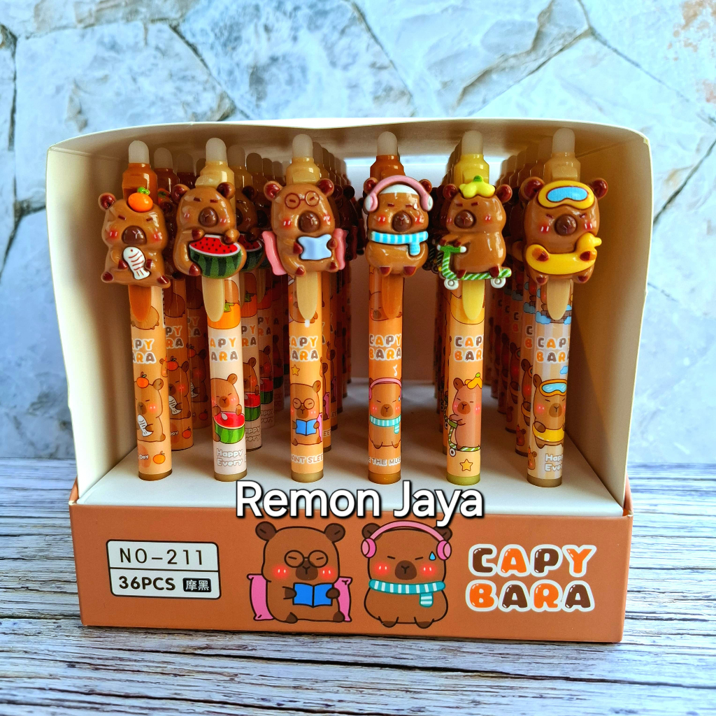 

Pena CAPYBARA Lotso Sanrio Bisa Dihapus Gelpen Cute Pen