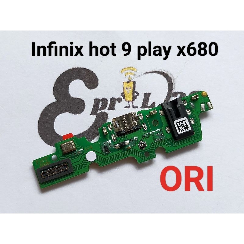 PAPAN CAS INFINIX HOT 9 PLAY KONEKTOR CHARGER INFINIX HOT 9 PLAY X680 ORI + IC