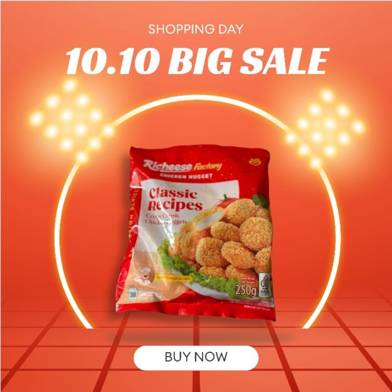 

Richeese Nugget Classic Recipes kemasan 250gr