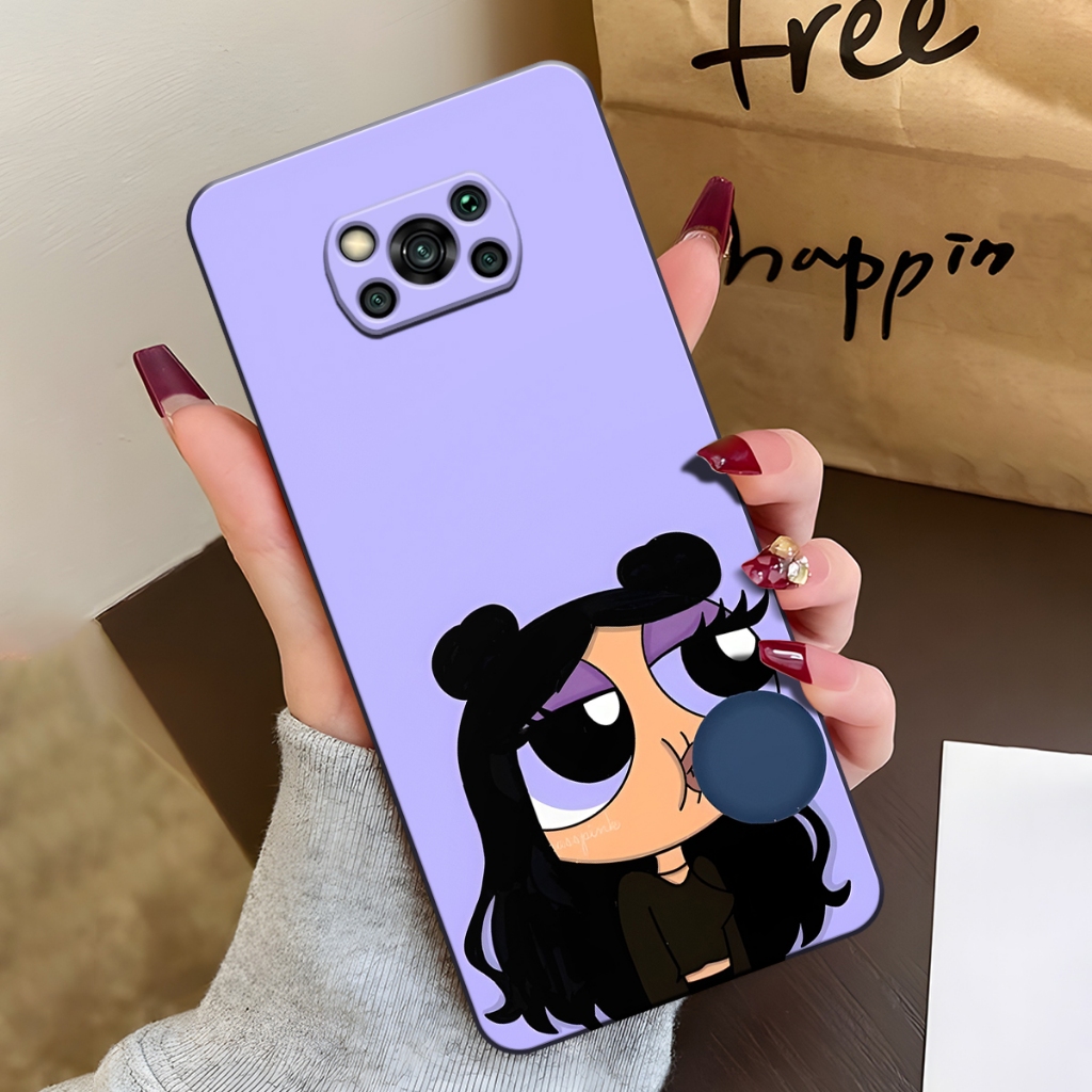 Softcase Hp Poco X3 / X3 NFC / X3 PRO Case Fusion Motif Cute Girl Case Poco X3 NFC Silikon TPU Pro C