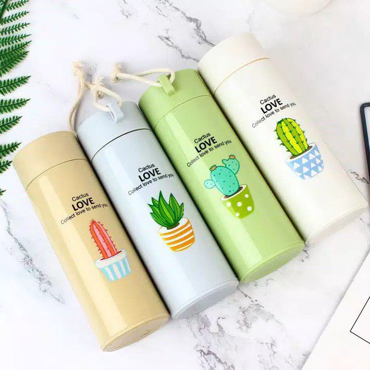 HARGA GROSIR Botol Minum Kaca Unik Motif KaktusKaktus Model Botol Minum