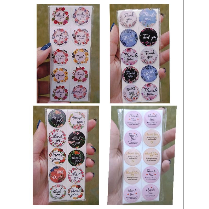 

[Per 50 Pcs] Stiker Terima Kasih Thankyou Sticker Bunga Daun Wedding Stiker Makanan Minuman Kue Hampers Bingkisan Souvenir Sticker Hadiah Stiker Pernikahan Aesthetic kembang elegan klasik (2)