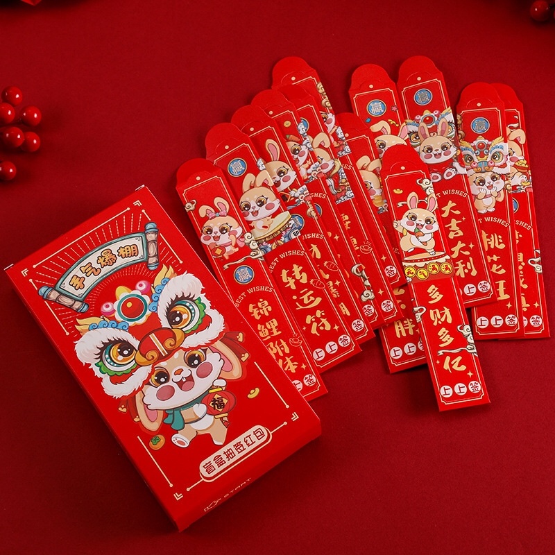 

Diskon 3 Setiap Hari Batu Tahun Kelinci Serut 12 Amplop Merah Dalam Kotak Blind Box A91