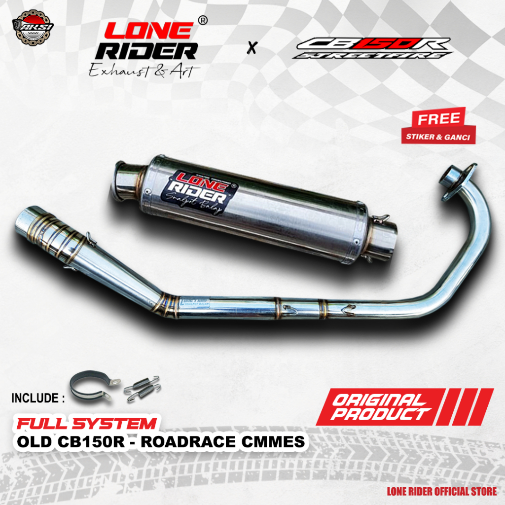 ORIGINAL LONE RIDER Roadrace Old CB150R - Knalpot Racing Lone Rider Old CB150R