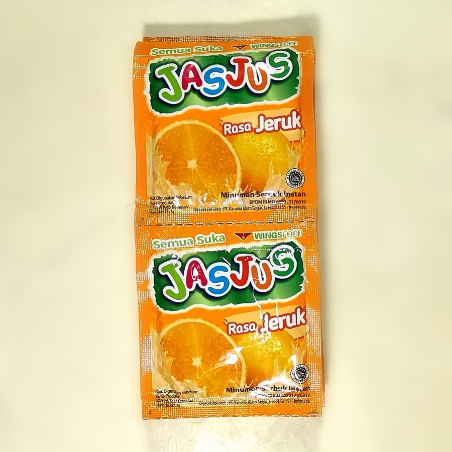 

Jasjus Minuman 1 Sachet x 7 gr [aneka rasa] - jeruk