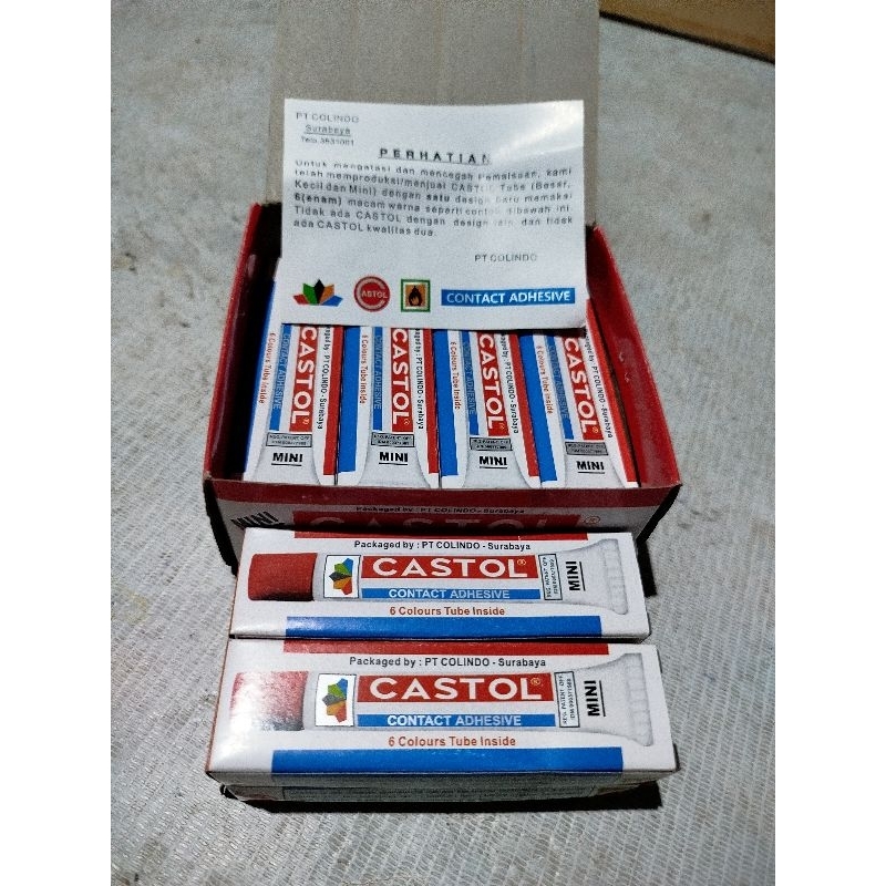 

lem kastol mini 12 tube lem multifungsi