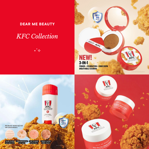 DEAR ME BEAUTY - x KFC Edition | Cleansing balm papaya - Sunstick sunscreen - Foundation Cushion