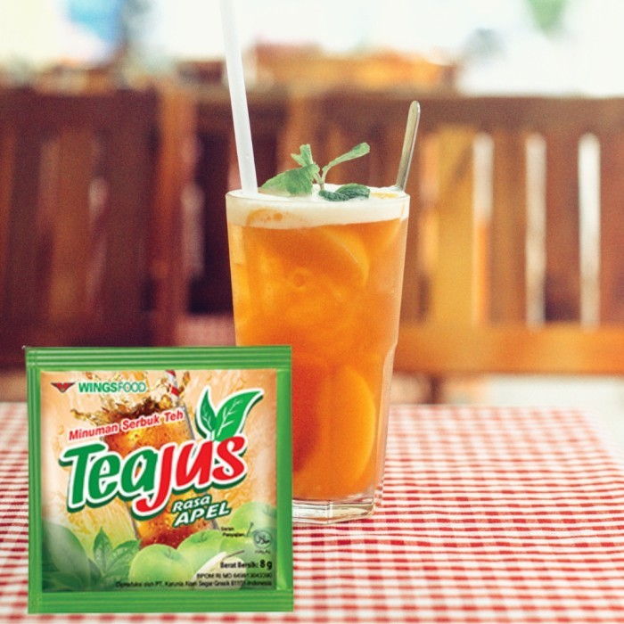 

TEAJUS per Renceng 1pcs Minuman serbuk Teh Aneka Rasa - APEL